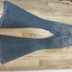 Free people denim bell bottoms.